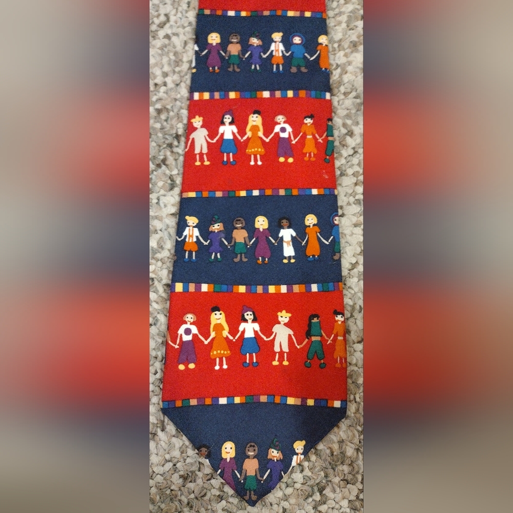 Colorful Patterned Tie